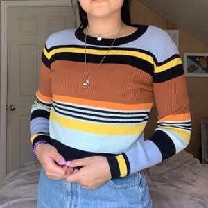 UO striped sweater